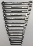 Vtg Craftsman 14 Piece Sae 12PT Combination Wrench Set, 1/4"-1 6 & Point. Fixed Price $48.88.