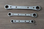 Snap-on Vintage Ratcheting Wrenches Sae Lot (3) R1618S R1214S R810S Usa Steel. Fixed Price $29.95.
