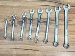 Vintage Craftsman Mechanics Tools (8) Pc Sae Combination Wrench Set Shop Garage. Fixed Price $28.00.