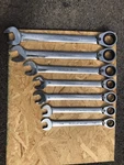 Blackhawk Ratcheting Wrench Set Sae. Fixed Price $175.00.