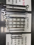 Snap-on Wrench Standard 12 Pcs. Fixed Price $349.99.