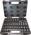 Atd 43PC 3/8DR Master Impact Socket Set 5/16-3/4" & 8-19MM, Short Deep #4601A. Fixed Price $146.00.