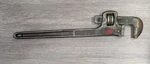 18" Vintage Heavy Duty Walco Adjustable Pipe Wrench Walworth Co. Made Usa. Fixed Price $25.00.