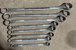 Craftsman Usa =v= 8PC Double Box End Offset Wrench 3/8" 1-5/16. Fixed Price $200.00.