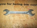 Of Vintage Wizard H2852 16MM & 17MM Double Open End Wrench. Fixed Price $14.98.