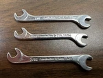 New Britain Tools E-116, E-118, E-120 Midget Open End Wrench Lot Usa. Fixed Price $19.95.