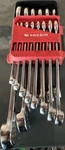 Facom Combination Wrench Set Double Ended Polished Steel Silver. Fixed Price $150.00.