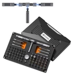 74 1 Ratcheting Screwdriver Set Magnetic S2 Steel Bit Tool Kit Black Case. Fixed Price $83.99.