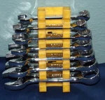 Set (7) Pittsburgh Professional Stubby Combination Wrenches, Sae 3/8" - 3/4". Fixed Price $19.99.
