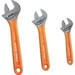 Klein Tools Extra-capacity Adjustable Wrenches, 3-PIECE. Fixed Price $25.50.