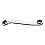 1/2" 9/16" 12-POINT Angled Head Reversible Ratcheting Chrome Double Box End. Fixed Price $20.87.