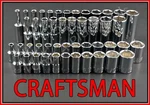 Craftsman Tools 47PC Short Deep 1/4 Sae Metric Mm 6PT Ratchet Wrench Socket Set. Fixed Price $62.50.