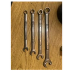 Craftsman V Series Sae 4PC Combination Wrench Set 5/16-9/16 Non-ratch. Fixed Price $35.00.