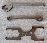 Lot (3) Plumbers Tools, Brasscraft T162 Multi-wrenches 3/8-13/16" & 13/16-1-1/4". Fixed Price $19.95.