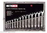 Metrinch MET-0125 Open-end Wrench Ring Set 14 Pieces 8-23 Mm. Fixed Price $133.08.