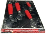 Snap On FADH704C Piece Red 6, 8, 10, 12" Adjustable Wrench Set New Usa Tools !. Fixed Price $485.96.