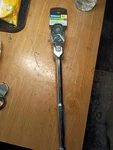 Kobalt 90 -tooth 1/2-IN Drive Full Polish Handle Flexible Head Wrench -12" Long. Fixed Price $39.06.