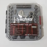 Husky 1/4 In. And 3/8 Stubby Ratchet Socket Set (46-PIECE). Fixed Price $16.00.
