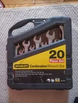 Vintage Stanley 20 Piece Combination Wrench Set With Case - Standard Metric. Fixed Price $79.86.