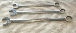 Vintage Armstrong Armaloy Usa Wrench Set No. 1170-L, 1171-L,1173-L Nickel. Fixed Price $59.99.