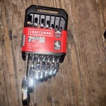 Craftsman CMMT87010 12 Point Sae Flex Head Wrench Set - Piece. Fixed Price $68.00.