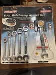 Channel Lock 38048 Sae 6 Piece Ratcheting Combination Wrench Set. Fixed Price $45.00.