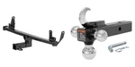 Curt Trailer Hitch Class 2IN Receiver Multi-ball Mount W/ Hook Tow Kit 13553. Fixed Price $363.99.