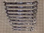 Snap 10PC Minus Metric Speed Ratcheting Combination Wrench Set 10MM 19MM. Fixed Price $419.99.