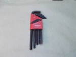 Snap On Tools BHS13A Shaped Hex Ball Standard Wrench Set Used. Fixed Price $37.95.