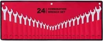 24-PIECE All-purpose Master Combination Wrench Set With Roll-up Pouch Sae 1/4. Fixed Price $49.75.