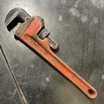 Craftsman 10" Straight Pipe Wrench Vintage Made Usa Red 55671 Heavy Duty. Fixed Price $20.00.