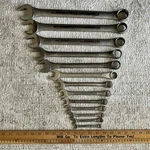 Vintage Sk Lectrolite Combination Wrench Set Of 13 C-10 C-40 12 Pt Usa. Fixed Price $139.49.