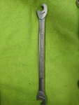 Vtg Craftsman 42994 14MM & 15MM Metric Double Open End Combination Speed Wrench. Fixed Price $13.99.