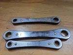 Sears Craftsman Sae Ratcheting Double End Box Wrench Set 3PC. Fixed Price $30.00.