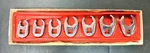 Snap On 7-PC 3/8" 6-PT Flank Drive Flare Nut Crowfoot Wrench Set 3/4". Fixed Price $119.00.
