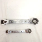 Craftsman Closed Box End Ratchet Wrenches Offset Tool Lot 2 Metric 9MM 15MM. Fixed Price $23.99.