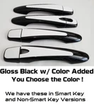 Gloss Black Color Handle Overlays Fits 2016 - 2022 Nissan Maxima U Pick Clr. Fixed Price $75.00.