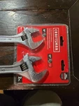 Craftsman Wrenches, 2-PC All Steel Set CMMT12002. Fixed Price $34.89.