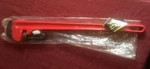New 36 Inch Steel Grip Red Heavy Duty Pipe Wrench Tight Jaws Plumbing DR60692. Fixed Price $43.95.