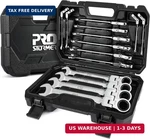 Prostormer 14-PIECE Metric Flex-head Ratcheting Wrench Set, 6-19MM Combination. Fixed Price $87.48.