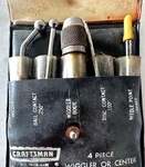 Craftsman # 9-4004 Center Finder Set Wiggler Body (4) Tips Oem Case. Fixed Price $12.00.