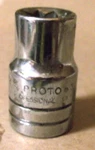 Proto Professional 1/2IN Dr 8-POINT 3/8" #5412-S Socket Made Usa. Fixed Price $16.00.