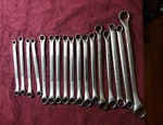 Vintage Sears Craftsman Usa 17PC. Sae Double Box End Wrench Set 3/8"- 1/4",. Fixed Price $169.99.