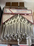 Nos Great Neck 18 Piece Combo Wrench Set Drop Forged Alloy Steel Sae & Metric. Fixed Price $25.00.