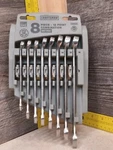 Craftsman -usa- 8PC Open 12PT Combination Va Series Wrench Set Metric 46993. Fixed Price $72.95.