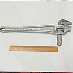 Vintage Ridgid Tool Co Model 18" Aluminum Offset Pipe-monkey Wrench Ohio (usa). Fixed Price $79.95.