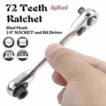 1/4" Mini Double-ended Quick Socket Ratchet Wrench Rod Screwdriver Bit Tools *. Fixed Price $8.87.