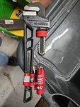 Husky Heavy Duty Pipe Wrench 10" 1" Max Diameter 1000 014 151. Fixed Price $19.99.