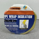 Frost King SP42X Pipe Wrap Insulation 3 25 Foil Backed Fiberglass New. Fixed Price $12.95.