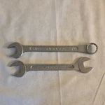 Vintage! Dunlap Combination & Open End Wrench Set 2PC 11/16" 3/4" Forged Steel. Fixed Price $28.15.